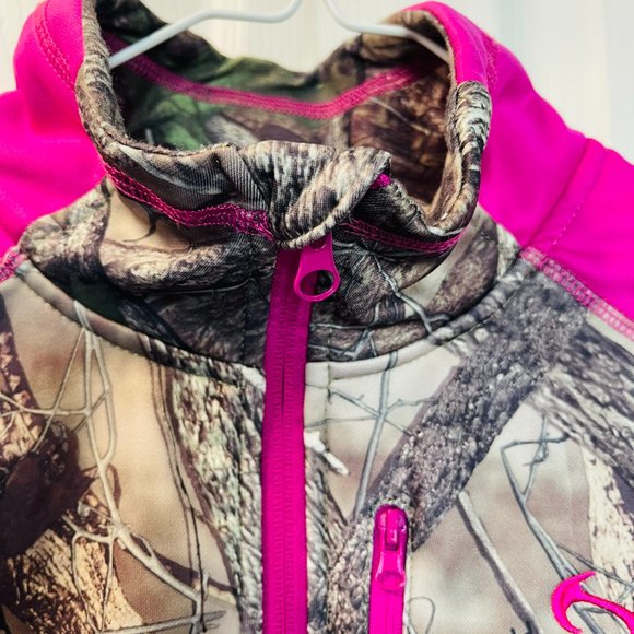 Truetimber Pink/ purple Camo Pullover Jacket Sz small - Picture 3 of 15